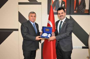 Belediye Başkanı Teke’Den Bölge Müdürü Dündar’A Ziyaret
