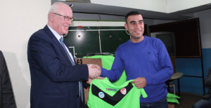 Belediyeden malzeme desteği