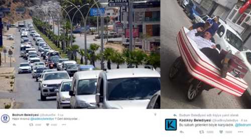 Belediyelerin tweet'i güldürdü