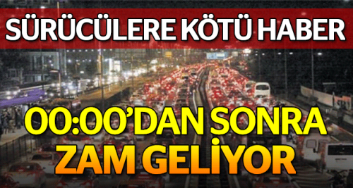 Benzin ve motorine zam yolda