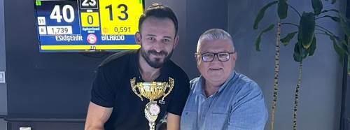 Bilardo turnuvası yapıldı