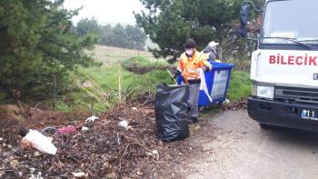 Bilecik Belediyesi’Nden Hummalı Temizlik Çalışması
