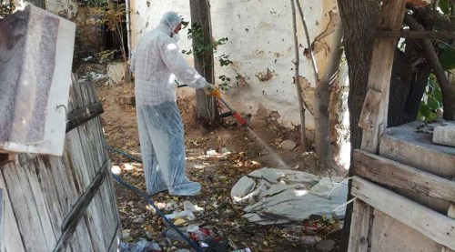 Bilecik Belediyesi’nden ilaçlama çalışması