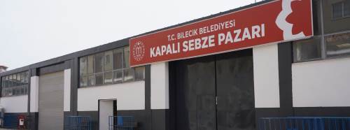 Bilecik Belediyesi’nden kapalı pazara bakım atağı