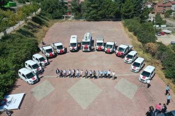 Bilecik Belediyesi Tarafından Satın Alınan 14 Araç Hizmet Vermeye Başladı
