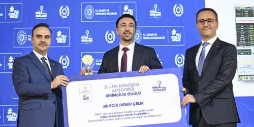 Bilecik Demir Çelik birincilik ödülünü aldı!
