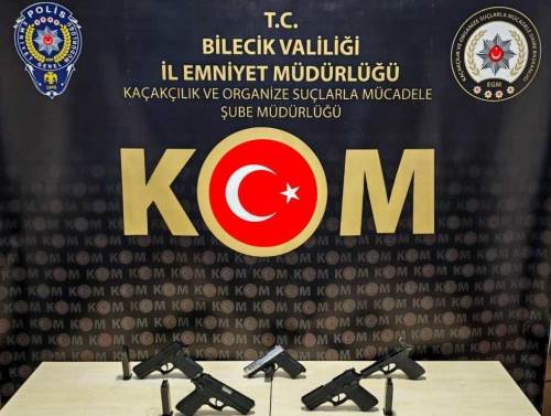 Bilecik Emniyeti'nden silah kaçakçılarına darbe