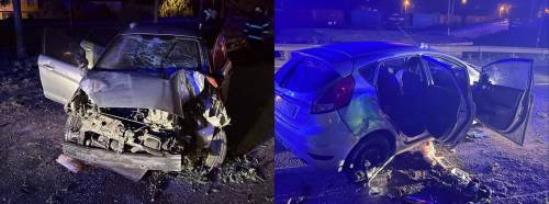 Bilecik-Eskişehir yolunda otomobil bariyerlere çarptı: 5 yaralı