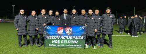 Bilecik futbol hakemleri sezonu Gölpazarı’nda başlattı