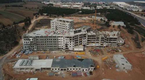 Bilecik'in yeni Devlet Hastanesi inşaatı hızla ilerliyor