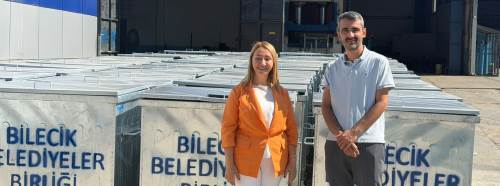 Bilecik'te 1,5 yılda bin 52 çöp konteyneri yenilendi
