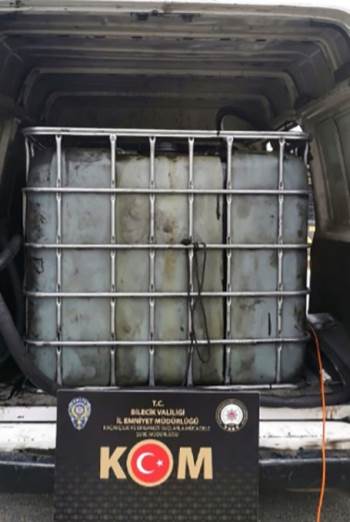 Bilecik’Te 1,6 Ton Kaçak Akaryakıt Ele Geçirildi

