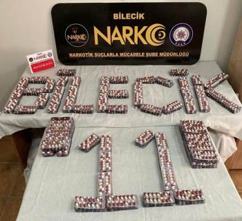 Bilecik’Te 3 Bin 920 Adet Sentetik Uyuşturucu Madde Ele Geçirildi
