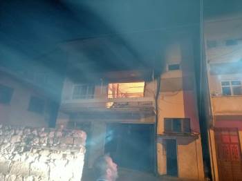 Bilecik’Te 3 Katlı Evde Yangın Çıktı
