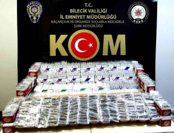 Bilecik’Te 39 Bin 920 Adet Dolu Makaron Ele Geçirildi
