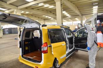 Bilecik’Te 400 Araç Korona Virüsüne Karşı Dezenfekte Edildi
