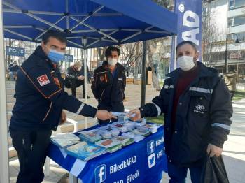 Bilecik’Te Afetlere Karşı Bilgilendirme Standı Kuruldu
