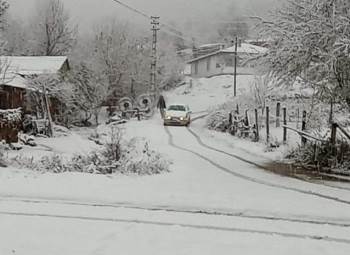 Bilecik’Te Beklenen Kar Yağdı
