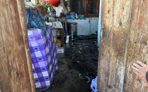 Bilecik’te boş odadaki kömür kazanı alev aldı