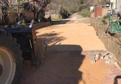 Bilecik’te cadde ve sokaklar ulaşıma açıldı, kaldırımlar yenileniyor