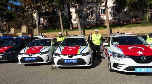 Bilecik’te emniyet ve jandarmaya 67 yeni araç