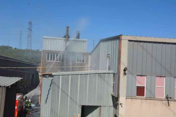 Bilecik’Te Fabrikada Çıkan Baca Yangını Korkuttu
