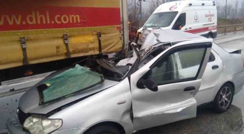 Bilecik'te feci kaza! 1 ölü, 1 yaralı