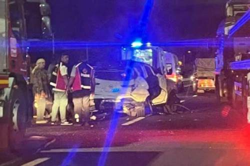 Bilecik'te gece saatlerinde domuz kazası: 5 yaralı