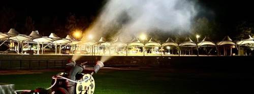 Bilecik'te haşerelere karşı gece mesaisi