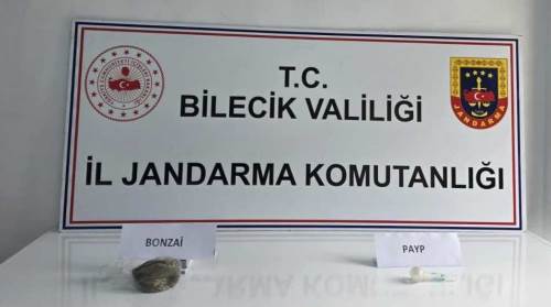 Bilecik'te jandarmanın şüphelendiği araçtan uyuşturucu çıktı