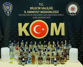 Bilecik’Te Kaçak İçki Operasyonu
