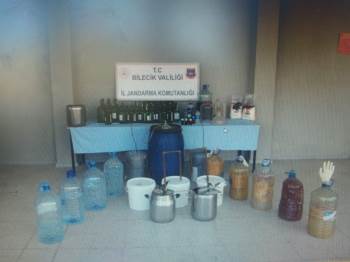 Bilecik’Te Kaçak İçki Operasyonu
