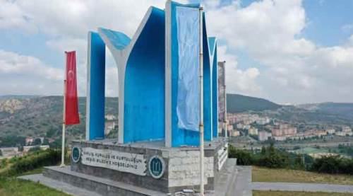 Bilecik'te Kayı Boyu Anıtına çirkin saldırı