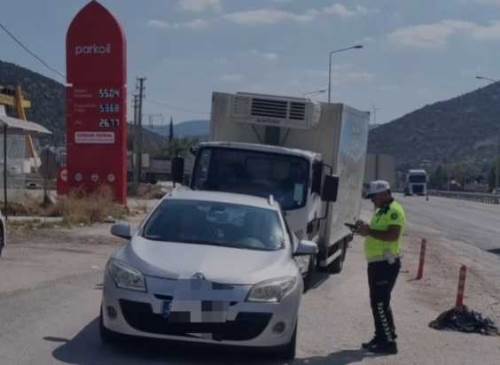 Bilecik'te kırmızı ışık ihlaline havadan müdahale!