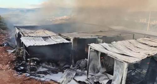 Bilecik'te konteynerde çıkan yangın paniğe neden oldu