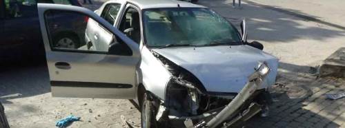 Bilecik'te korkutan kaza! Duvara çarparak...