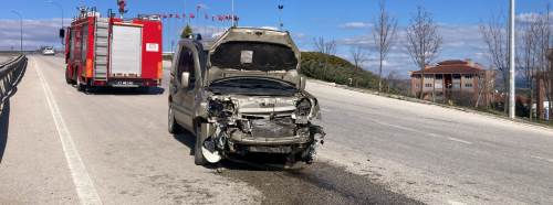 Bilecik’te korkutan kaza: Sürücü şans eseri kurtuldu!