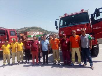 Bilecik’Te Marmaris’E Giden Ekip, Canla Başla Yangına Müdahale Ediyor
