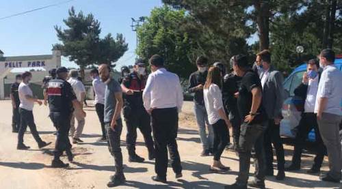 Bilecik'te olaylı yıkım! Arbede yaşandı...