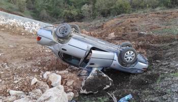 Bilecik’Te Otomobil Şarampole Yuvarlandı: 1 Yaralı
