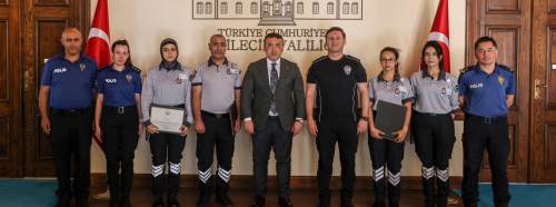Bilecik’te özel güvenlik personeline başarı belgesi verildi