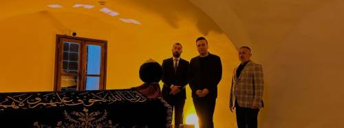 Bilecik’te Şeyh Edebali Türbesi’ne anlamlı ziyaret