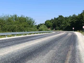 Bilecik’Te Sıcaktan Asfalt Eridi
