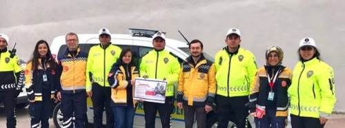 Bilecik’te sürücülere ambulansa yol ver uyarısı yapıldı