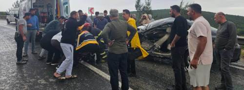 Bilecik'te tır ile otomobil çarpıştı: 1 yaralı