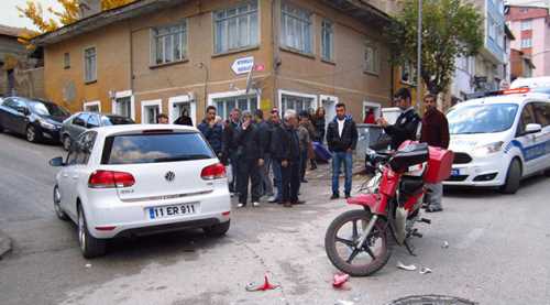 Bilecik'te trafik kazası: 1 yaralı
