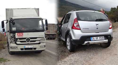 Bilecik'te trafik kazası: 2 yaralı