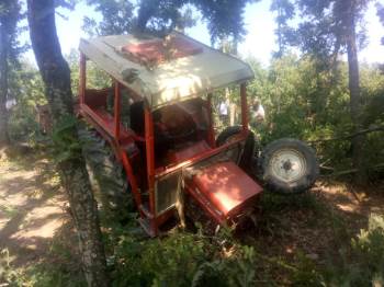 Bilecik’Te Traktör Kazası, 2 Yaralı
