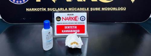 Bilecik’te uyuşturucu operasyonu: 1 kişi gözaltına alındı