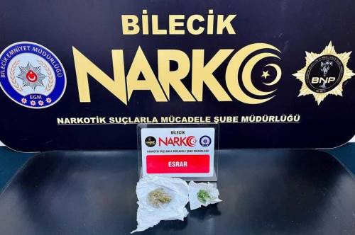 Bilecik’te uyuşturucu operasyonu: 2 şüpheli gözaltında